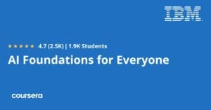 AI Foundations for Everyone - IBM