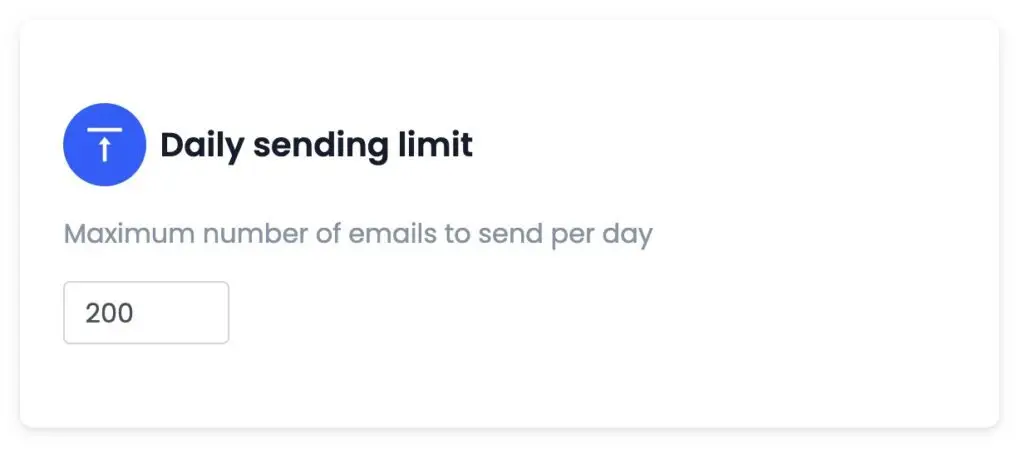 Daily Sending Limit